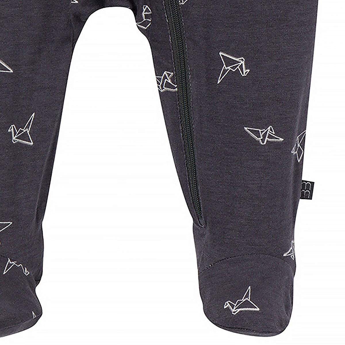 Baby Boys Dark Grey Origami Sleep 'N Play, close-up detail 2