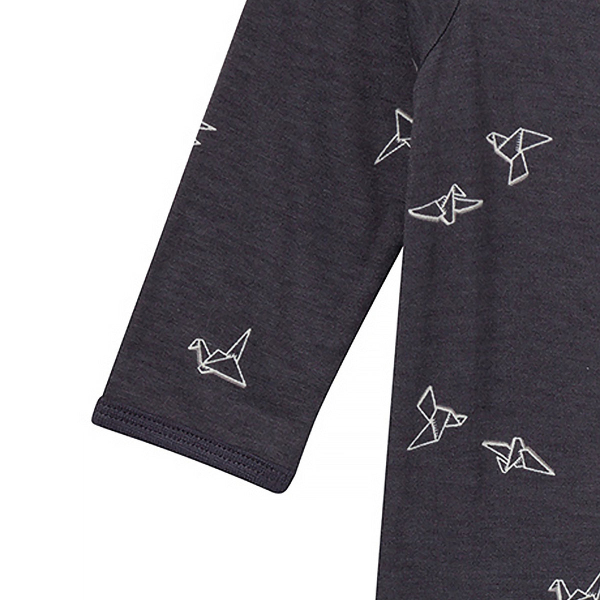 Baby Boys Dark Grey Origami Sleep 'N Play, close-up detail 3