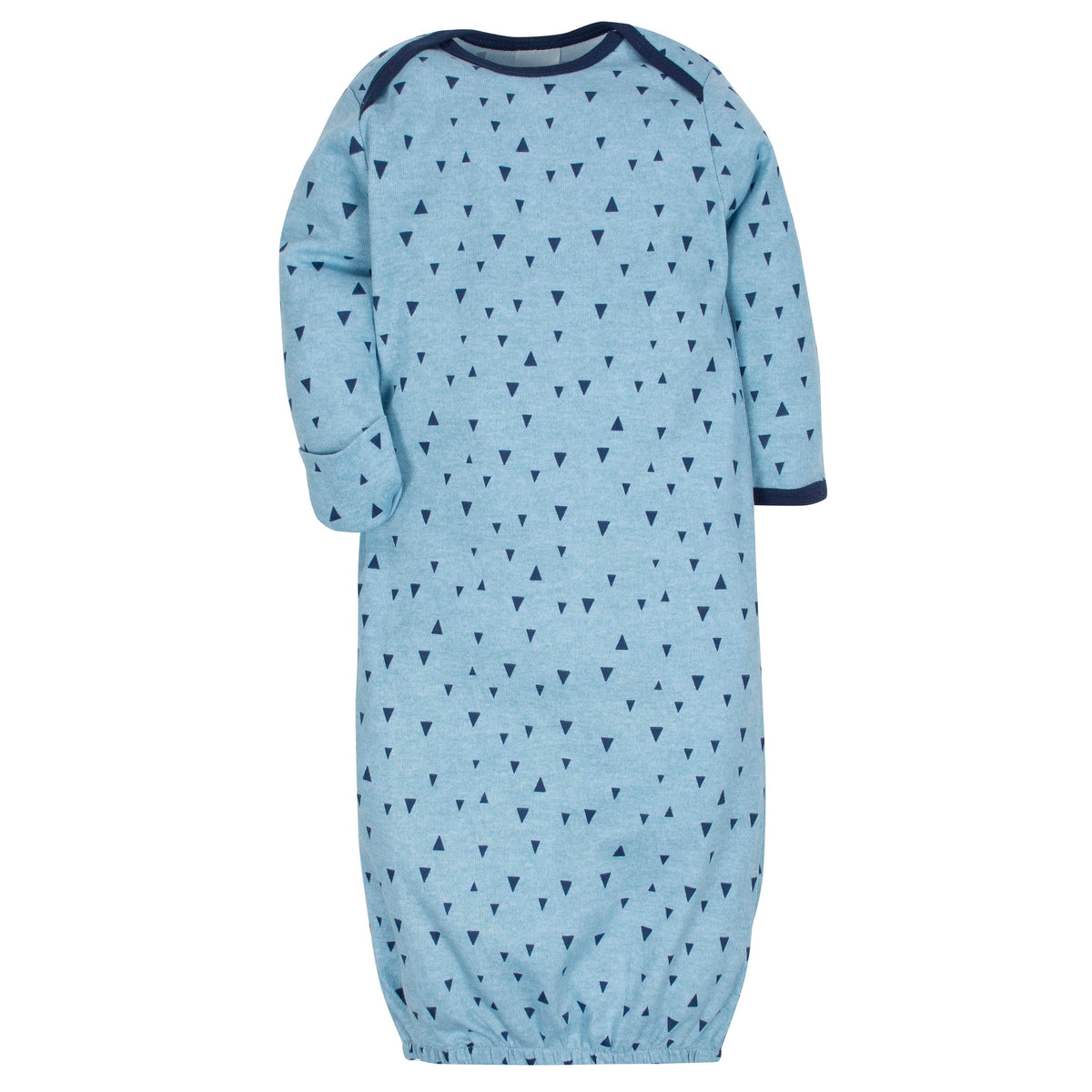 4-Pack Baby Boys Tiger & Hedgehog Gowns, additional view 2
