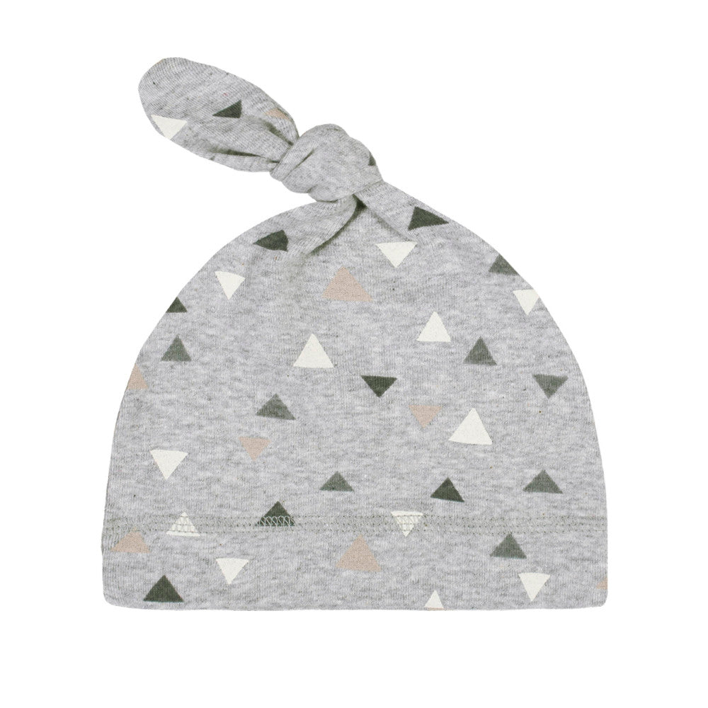 Modern Moments by Gerber 4-Piece Baby Boys Triangle Caps and Bibs Set, additional view 1