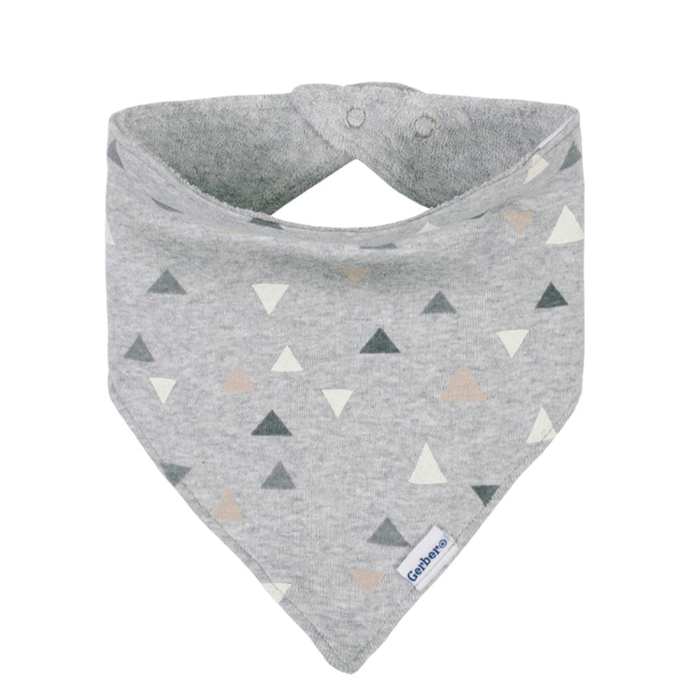Modern Moments by Gerber 4-Piece Baby Boys Triangle Caps and Bibs Set, additional view 3
