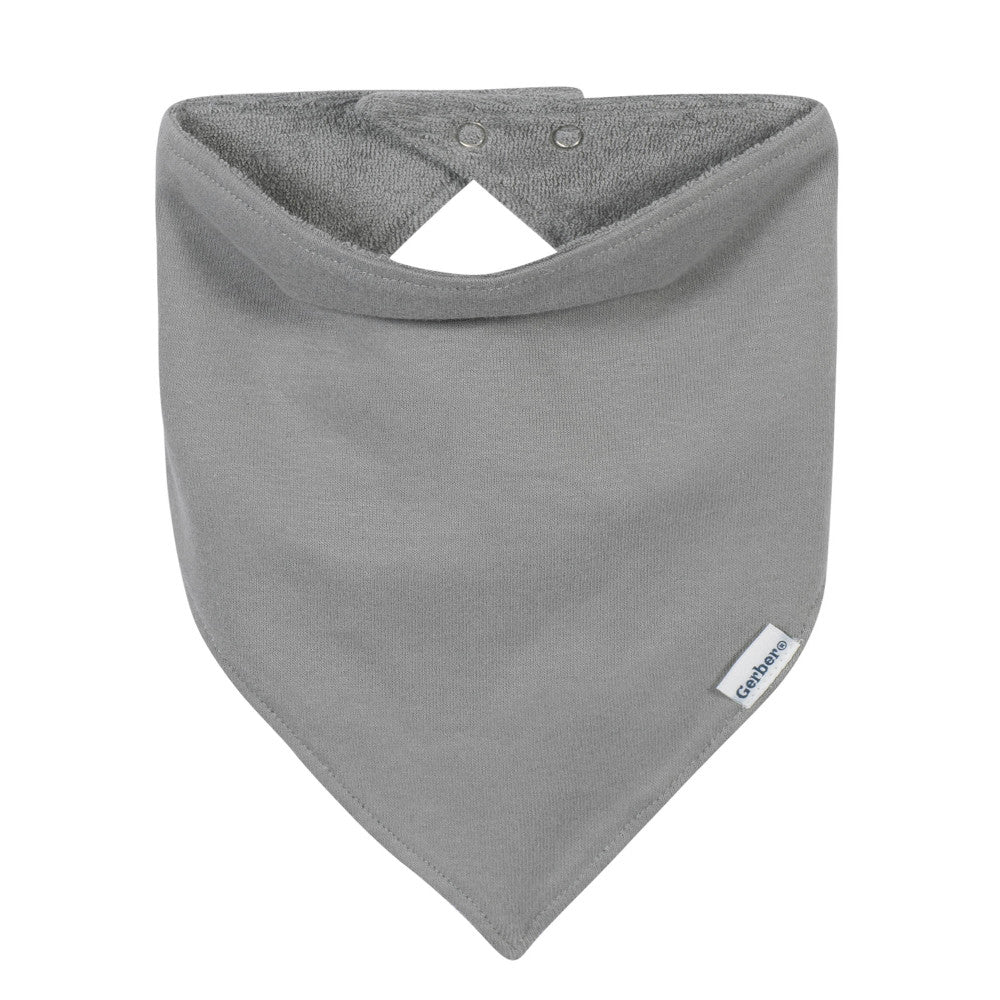 Modern Moments by Gerber 4-Piece Baby Boys Triangle Caps and Bibs Set, additional view 4