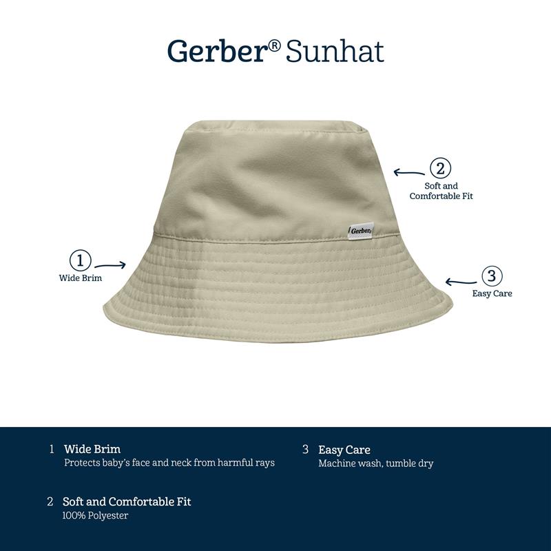 Toddler Neutral Olive Sun hat, view 8