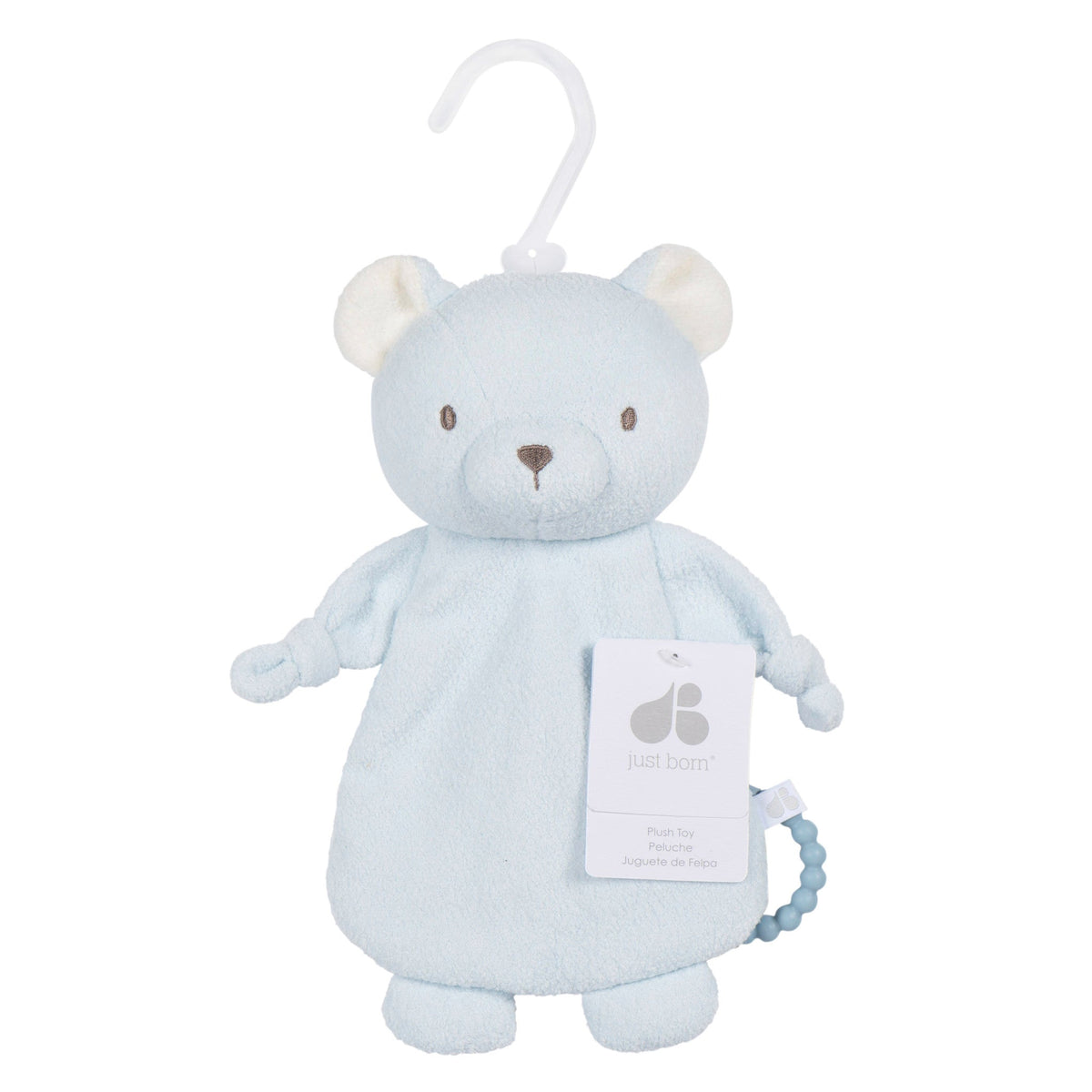 Baby Boys Blue Bear Security Blanket, view 2