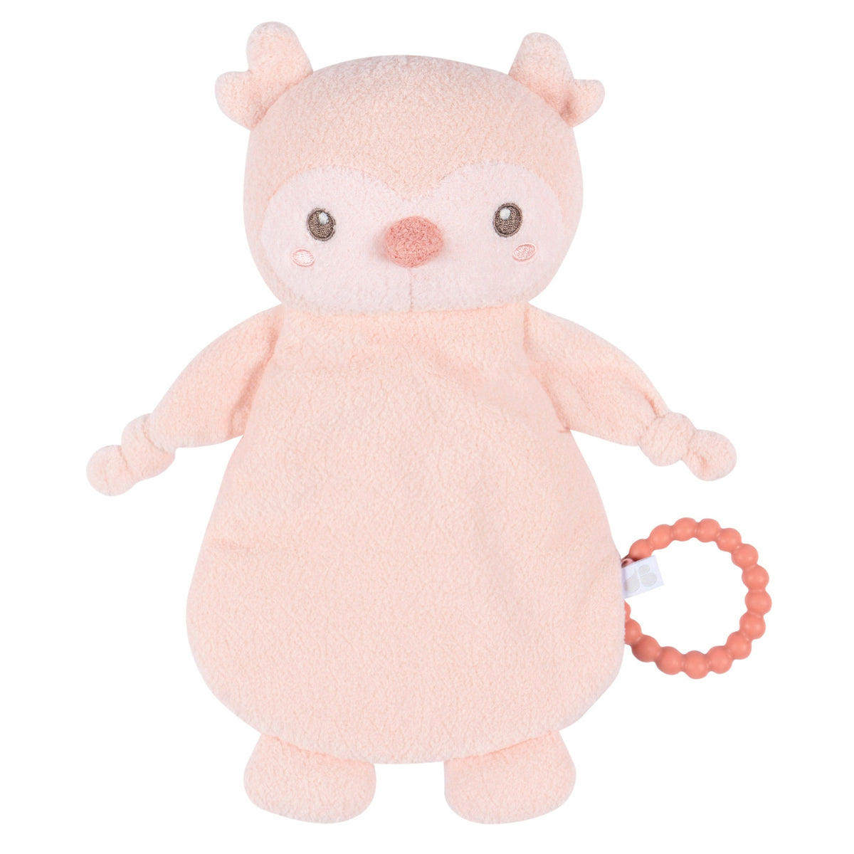 Baby Girls Pink Owl Security Blanket