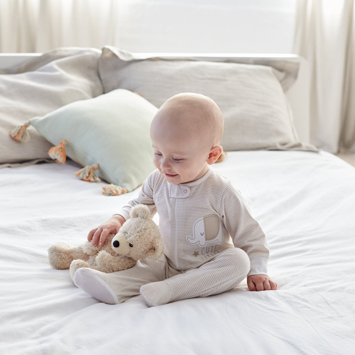 2-Pack Neutral Elephant Sleep N' Play, additional view 1, view 4