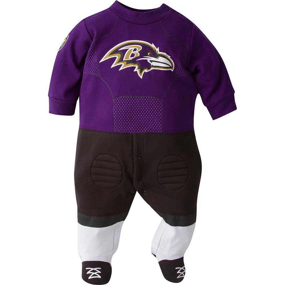Baltimore Ravens Baby 1-Pack Footysuit with Feet