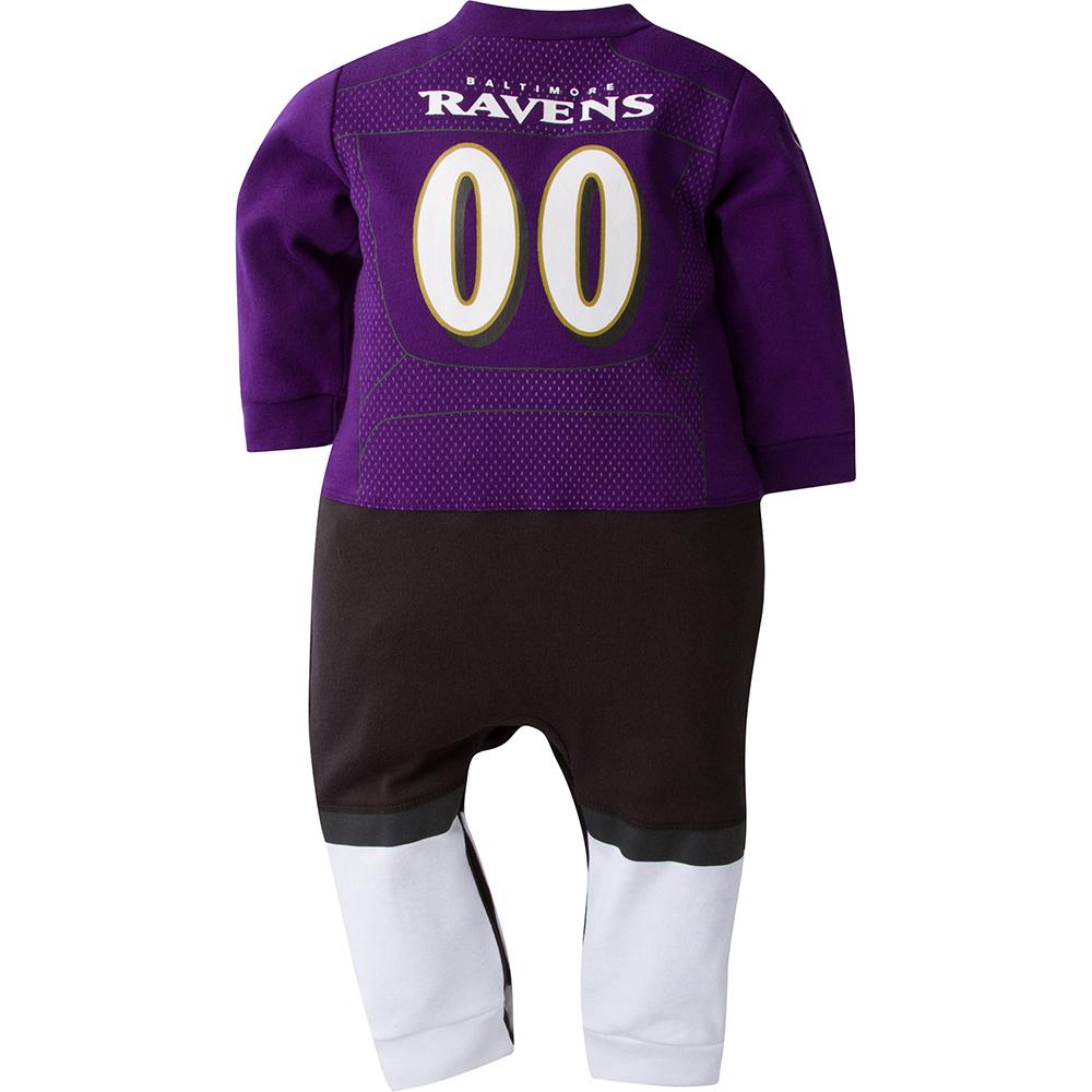 Baltimore Ravens Baby 1-Pack Footysuit, view 2