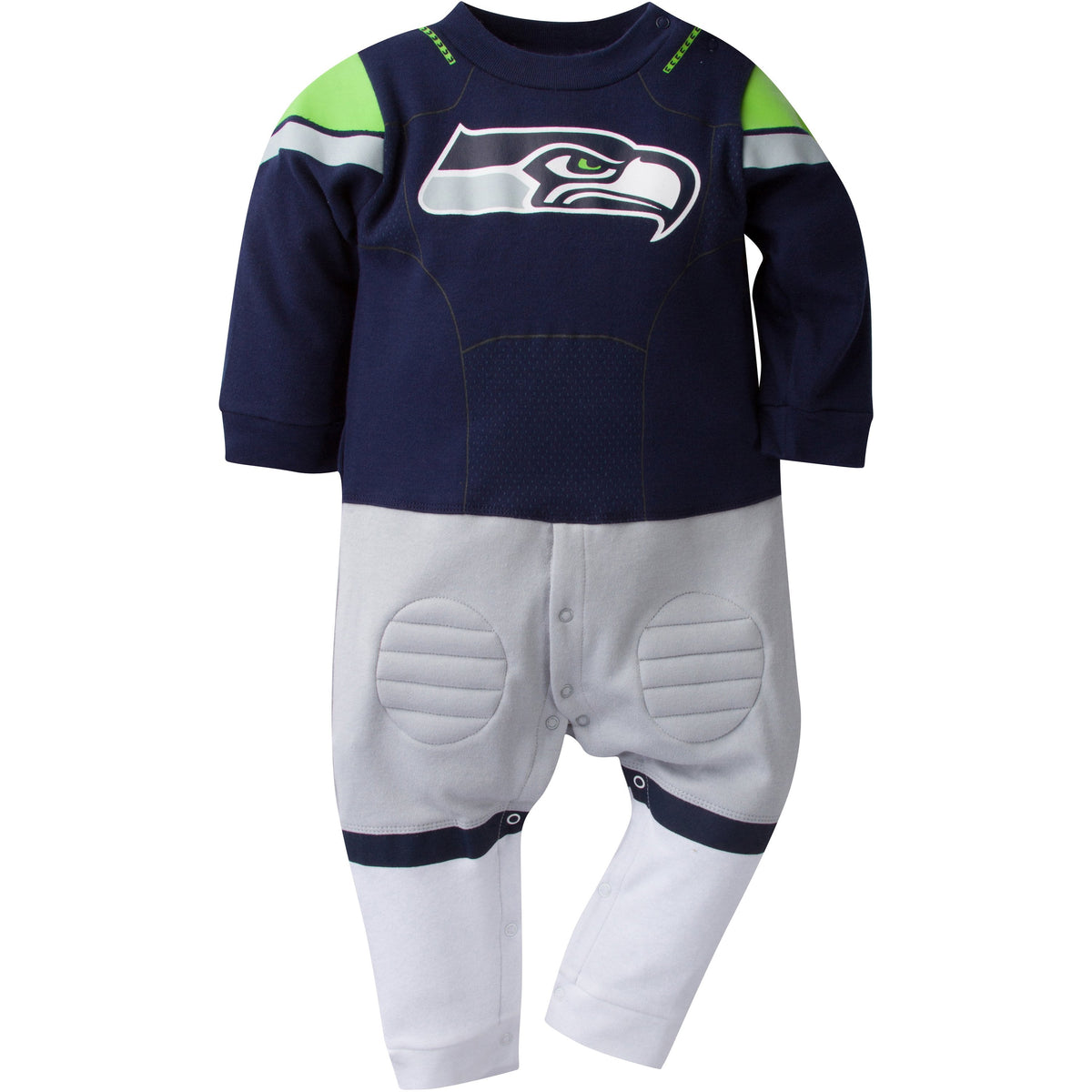 Seattle Seahawks Baby 1 Pack Footysuit