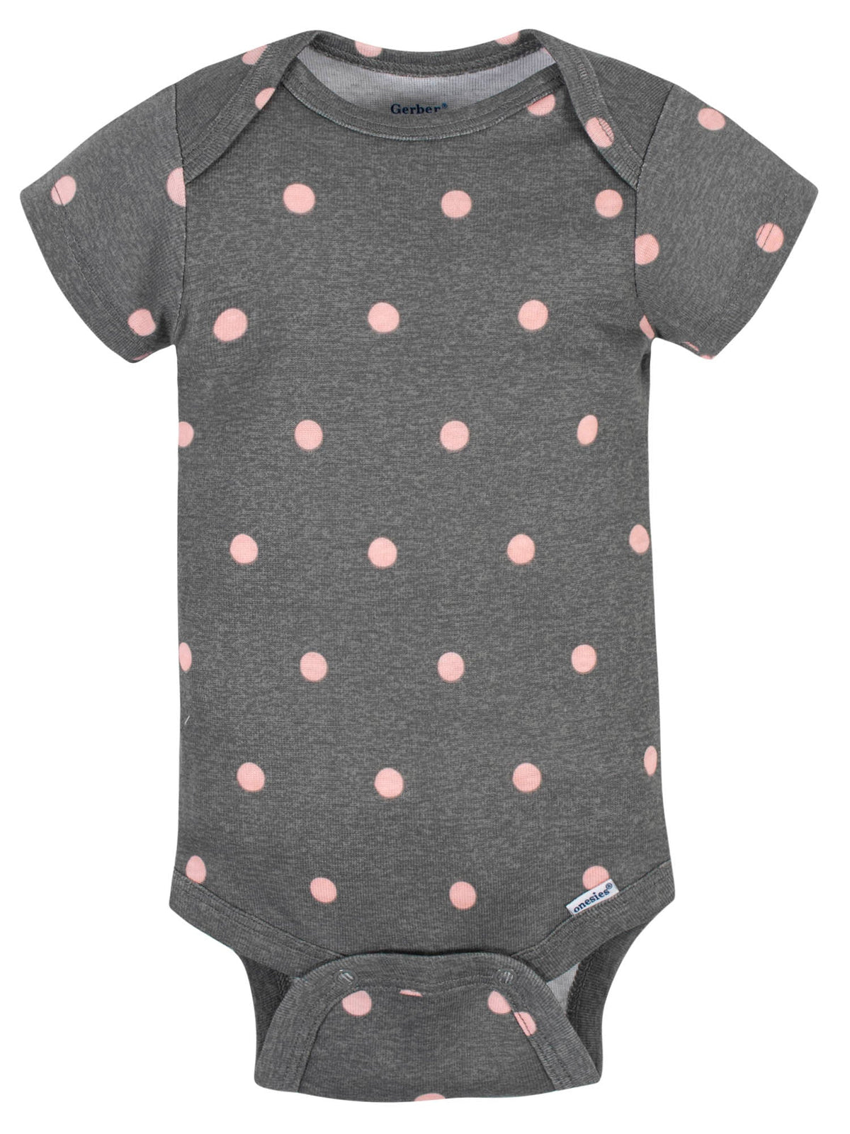 5-Pack Baby Girls Love You Organic Short Sleeve Onesies Brand Bodysuits, additional view 18