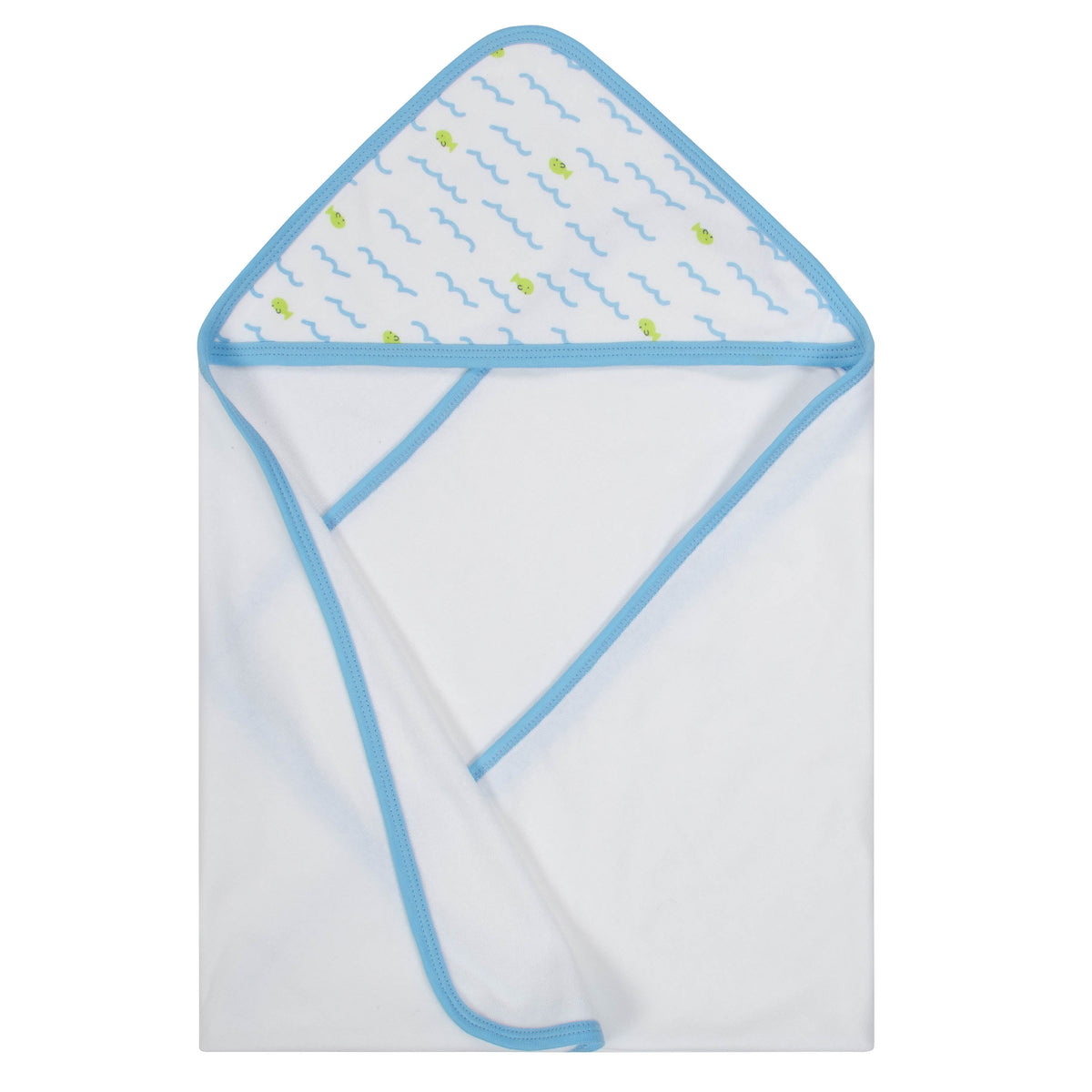 2-Pack Baby Boys' Fish Terry Hooded Bath Towels, additional view 2