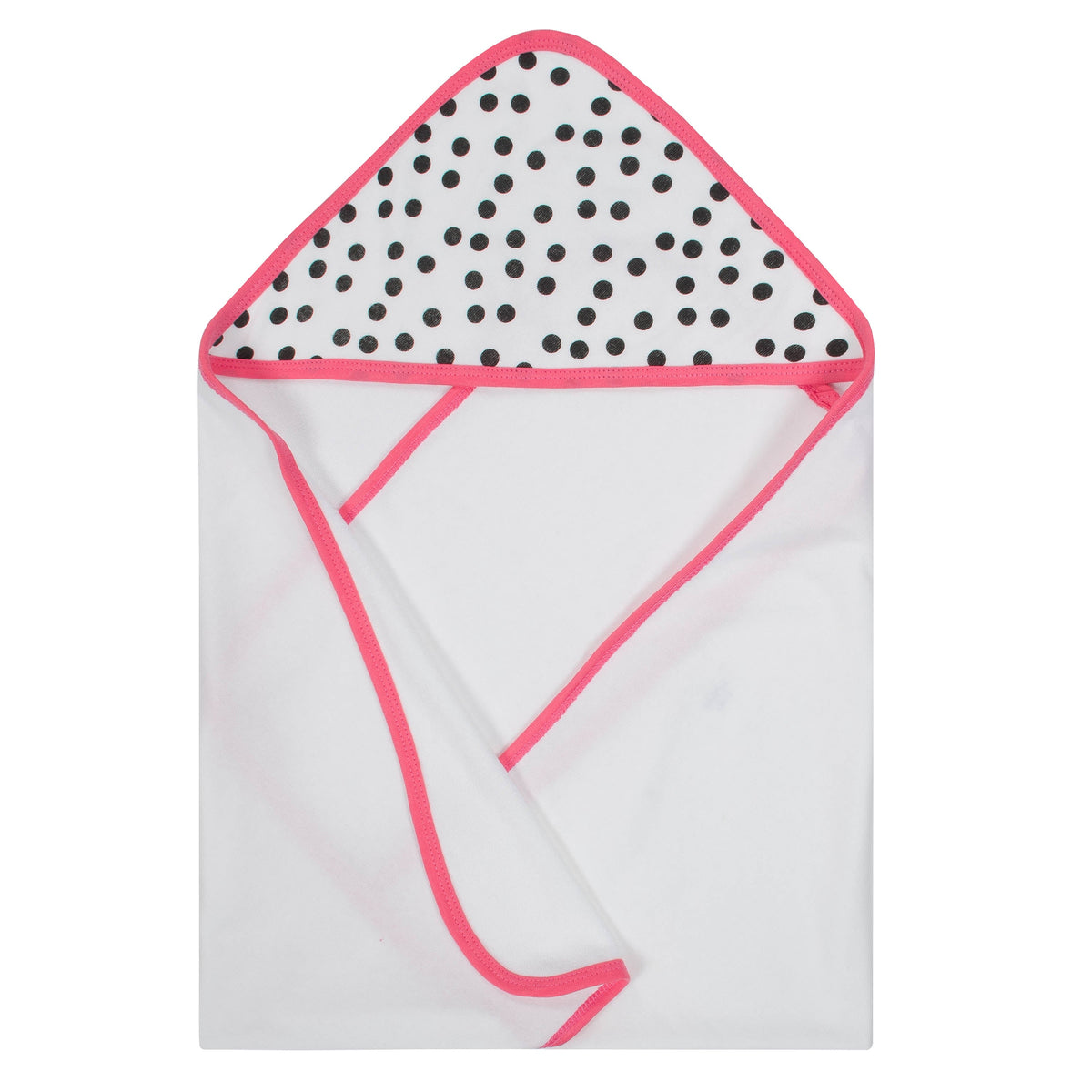 2-Pack Baby Girls' Flamingo Terry Hooded Bath Towels, additional view 2