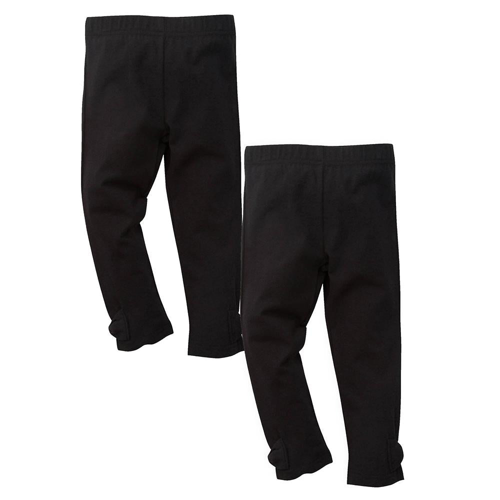 2-Pack Infant & Toddler Girls Black Leggings