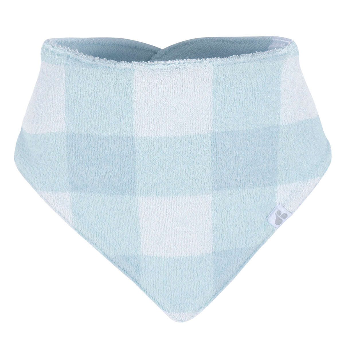 3-Pack Baby Boys Blue Bandana Bib, view 2