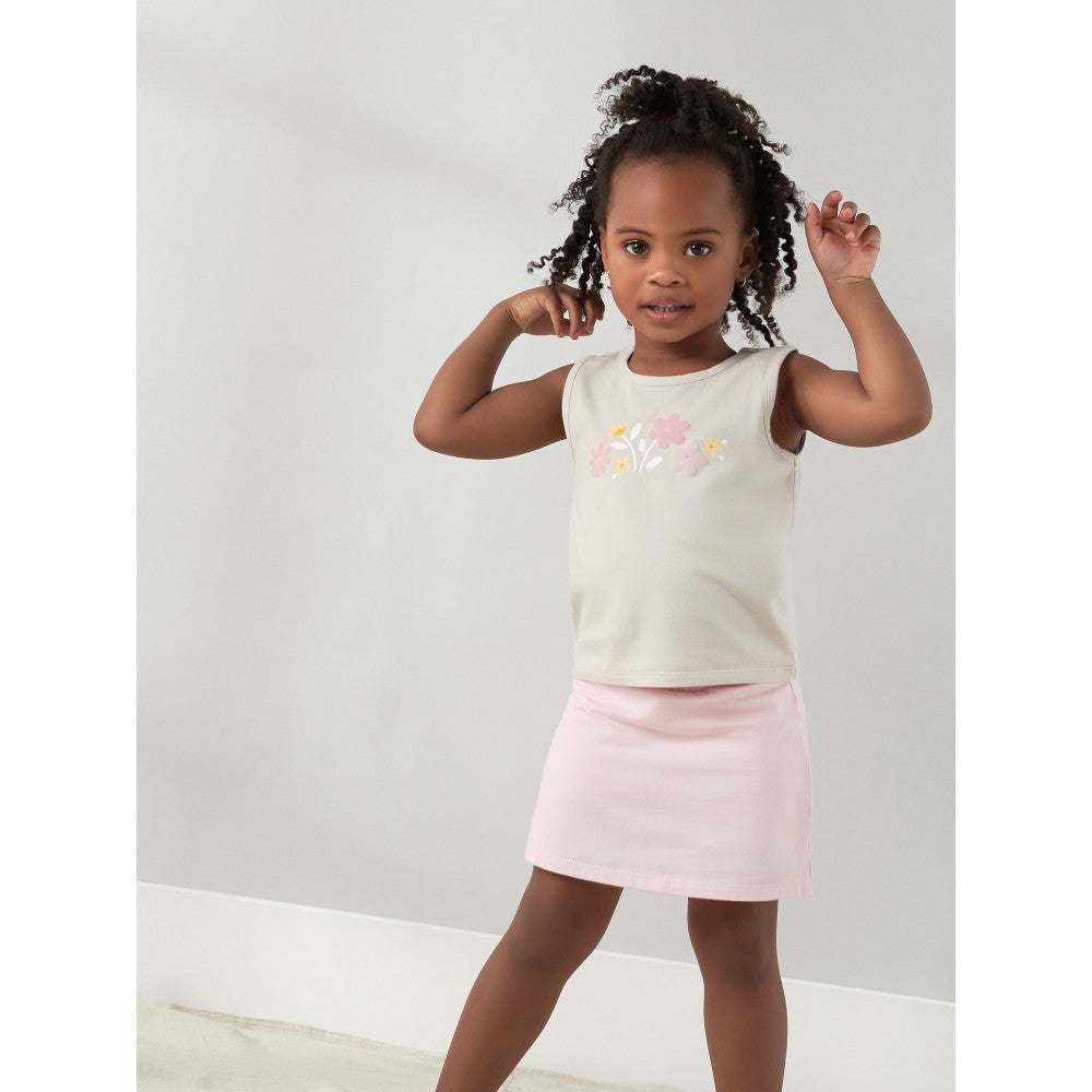 8-Piece Baby & Toddler Girls Cherries Tanks, Short Sleeve Tops, Skort & Shorts Set, lifestyle photo 1