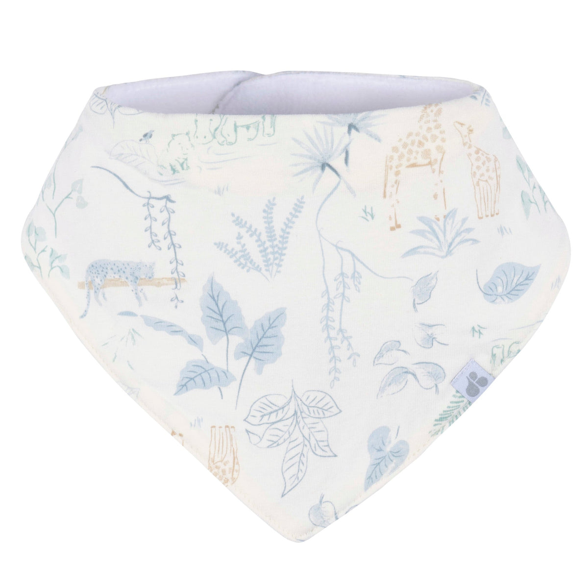 4-Pack Baby Boys Multi Blues Bandana Bib, view 3