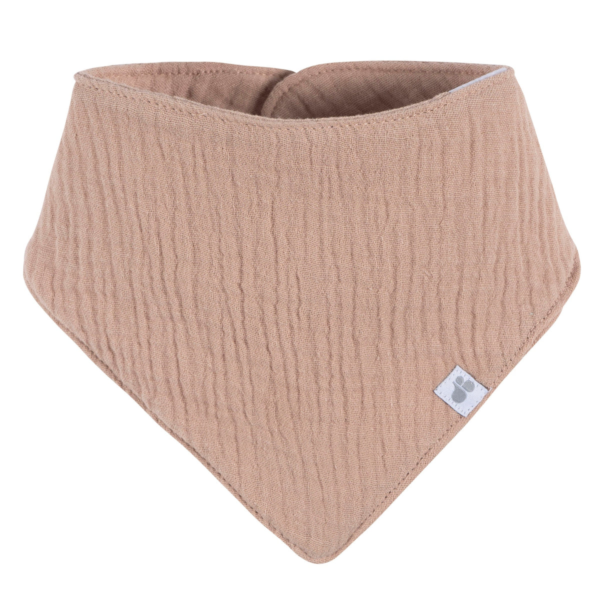 4-Pack Baby Neutral Brown Multi Bandana Bib, view 2