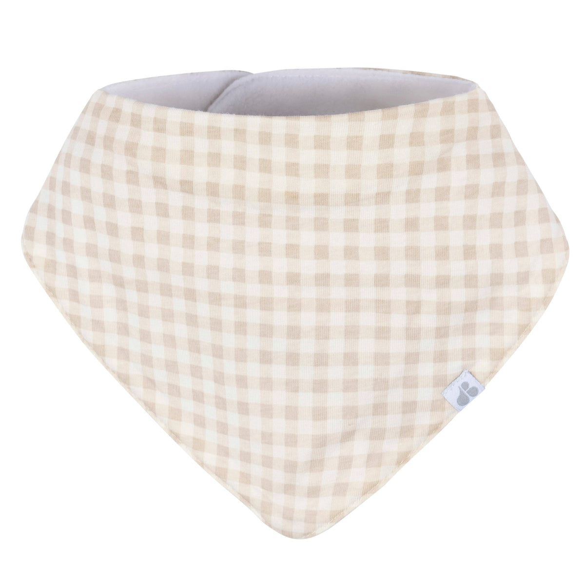 4-Pack Baby Neutral Multi Tan Bandana Bib, view 2