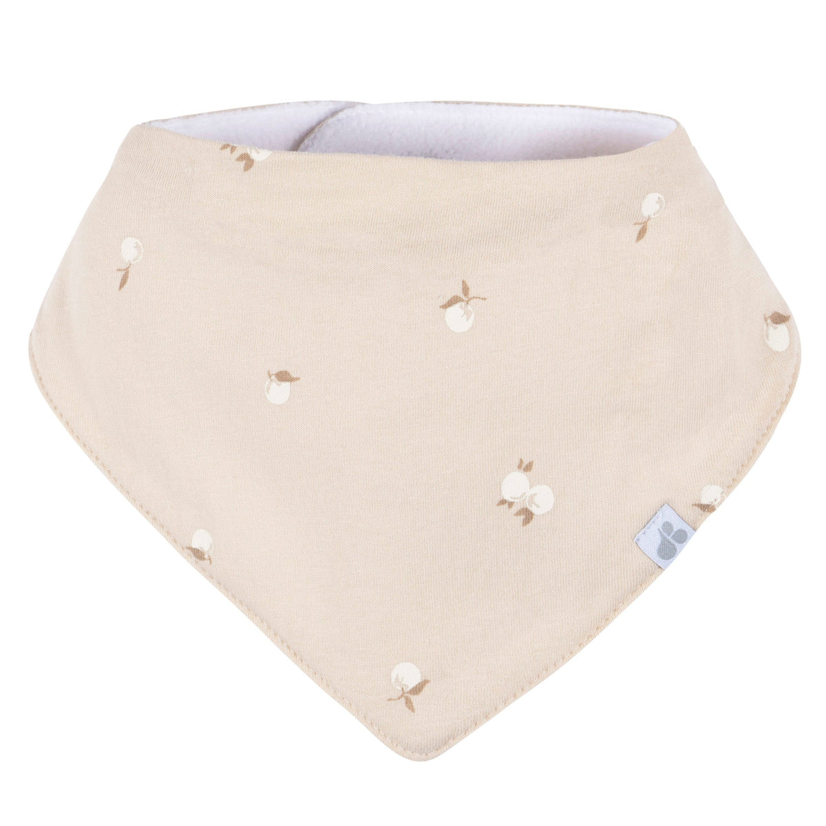 4-Pack Baby Neutral Multi Tan Bandana Bib, view 3