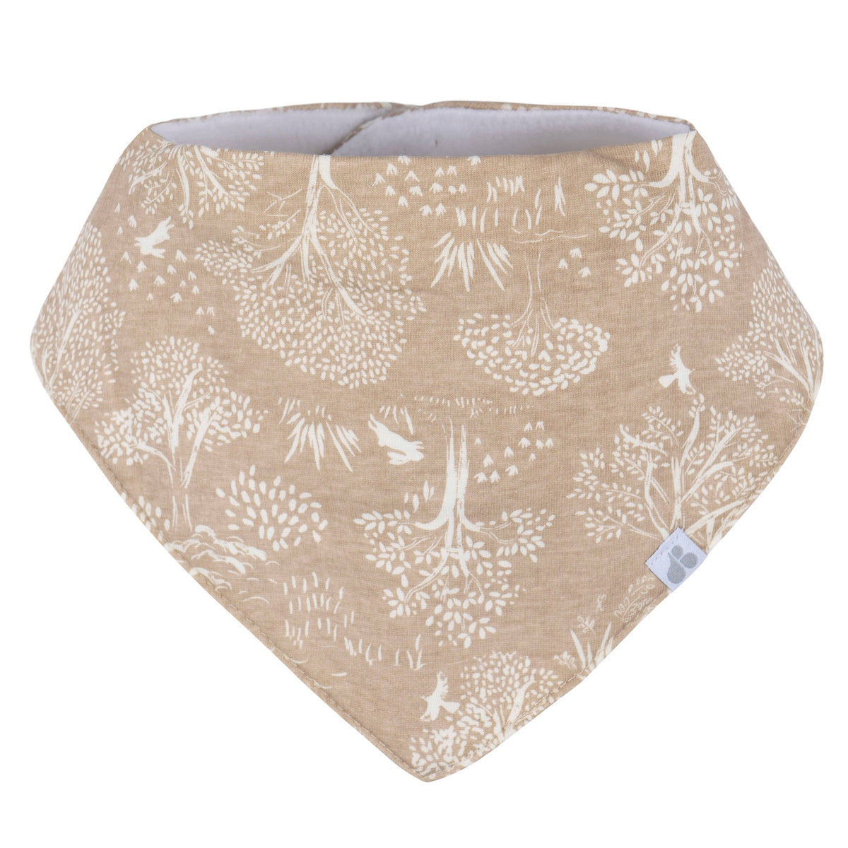4-Pack Baby Neutral Multi Tan Bandana Bib, view 5