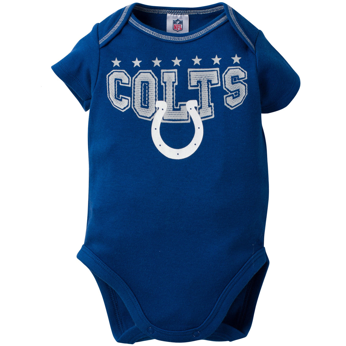 Indianapolis Colts Baby Boy 3-Pack Short Sleeve Bodysuits, view 5