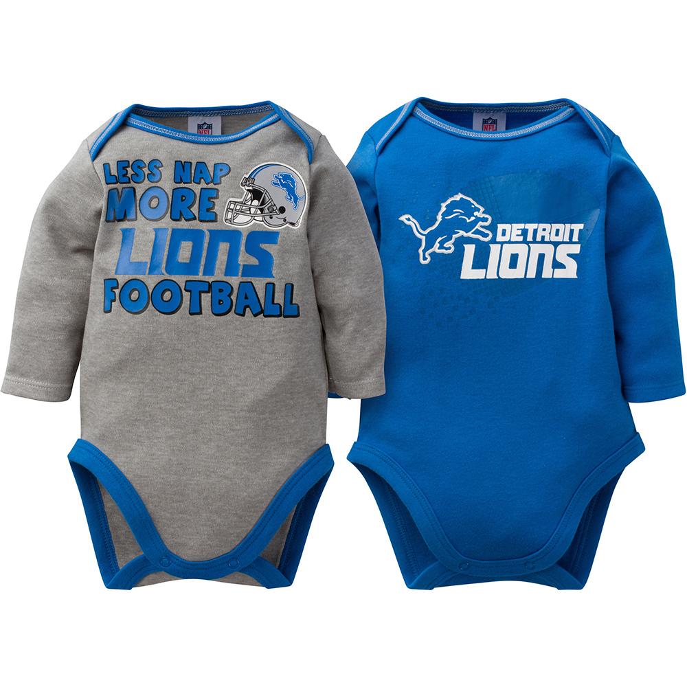 Lions Baby Boy 2-Pack Long Sleeve Bodysuit