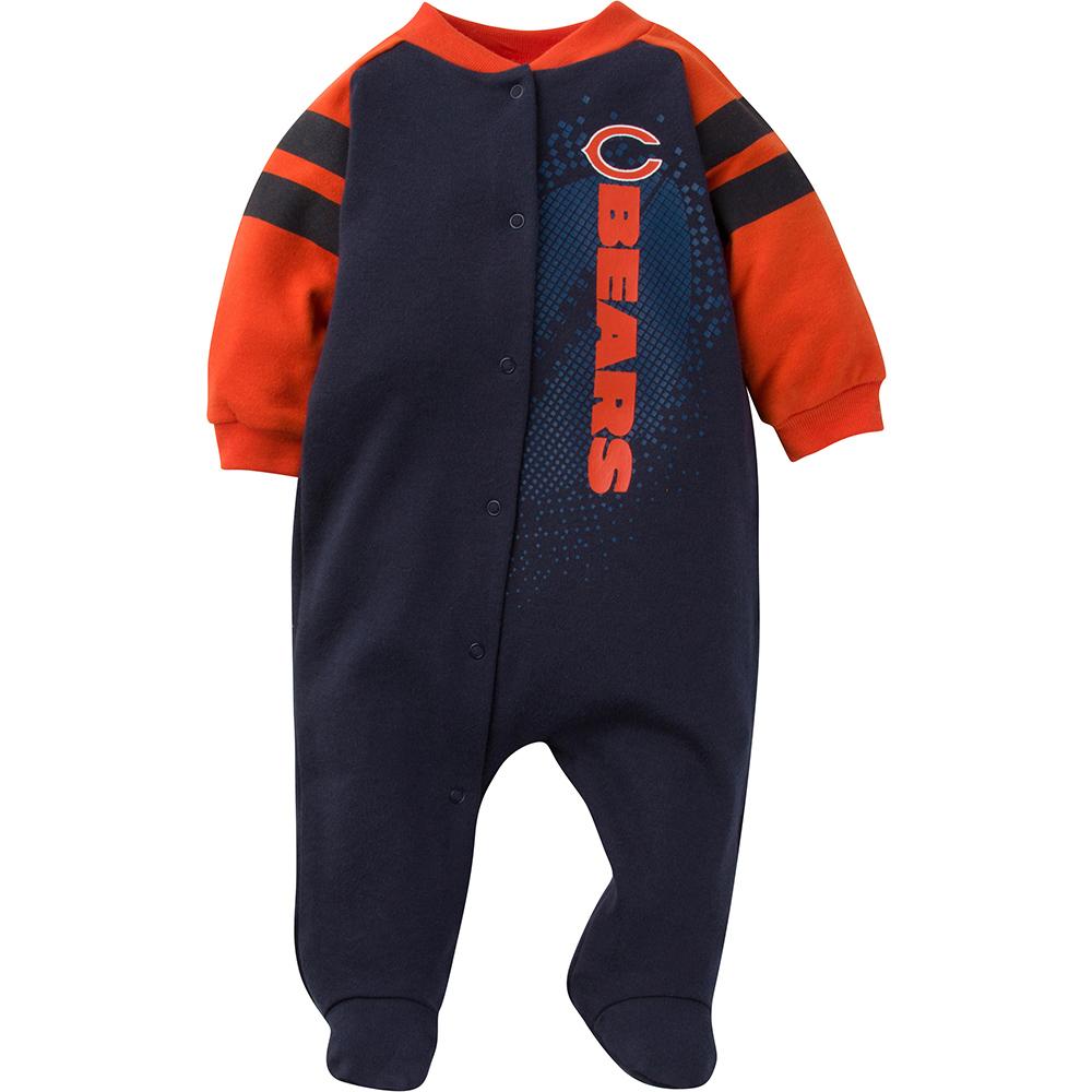 Chicago Bears Baby Boy Footed coverall