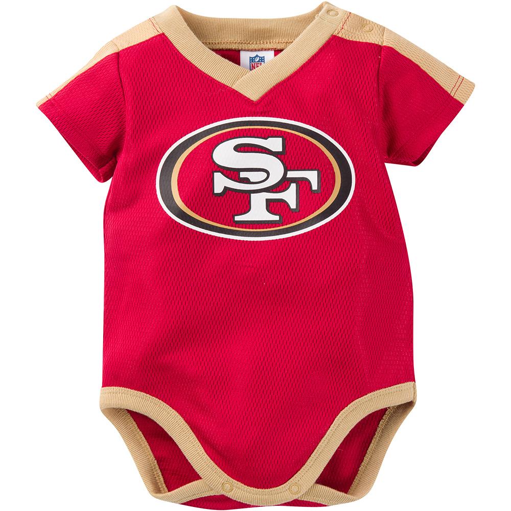 49ers Baby Boy Jersey Bodysuit