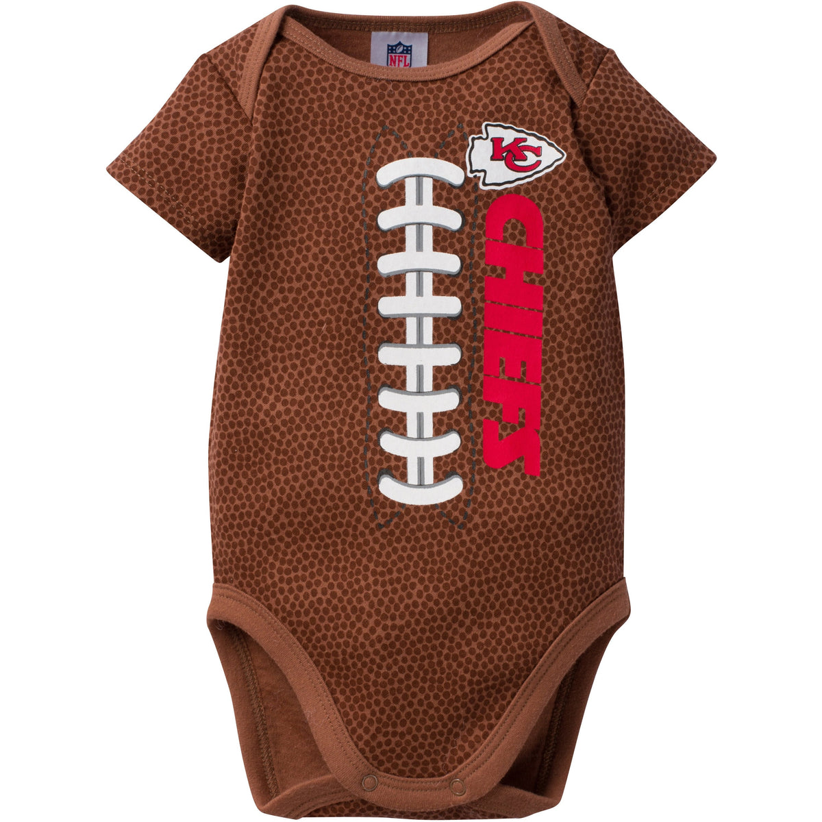 Kansas City Chiefs Infant Short Sleeve Football Bodysuit
