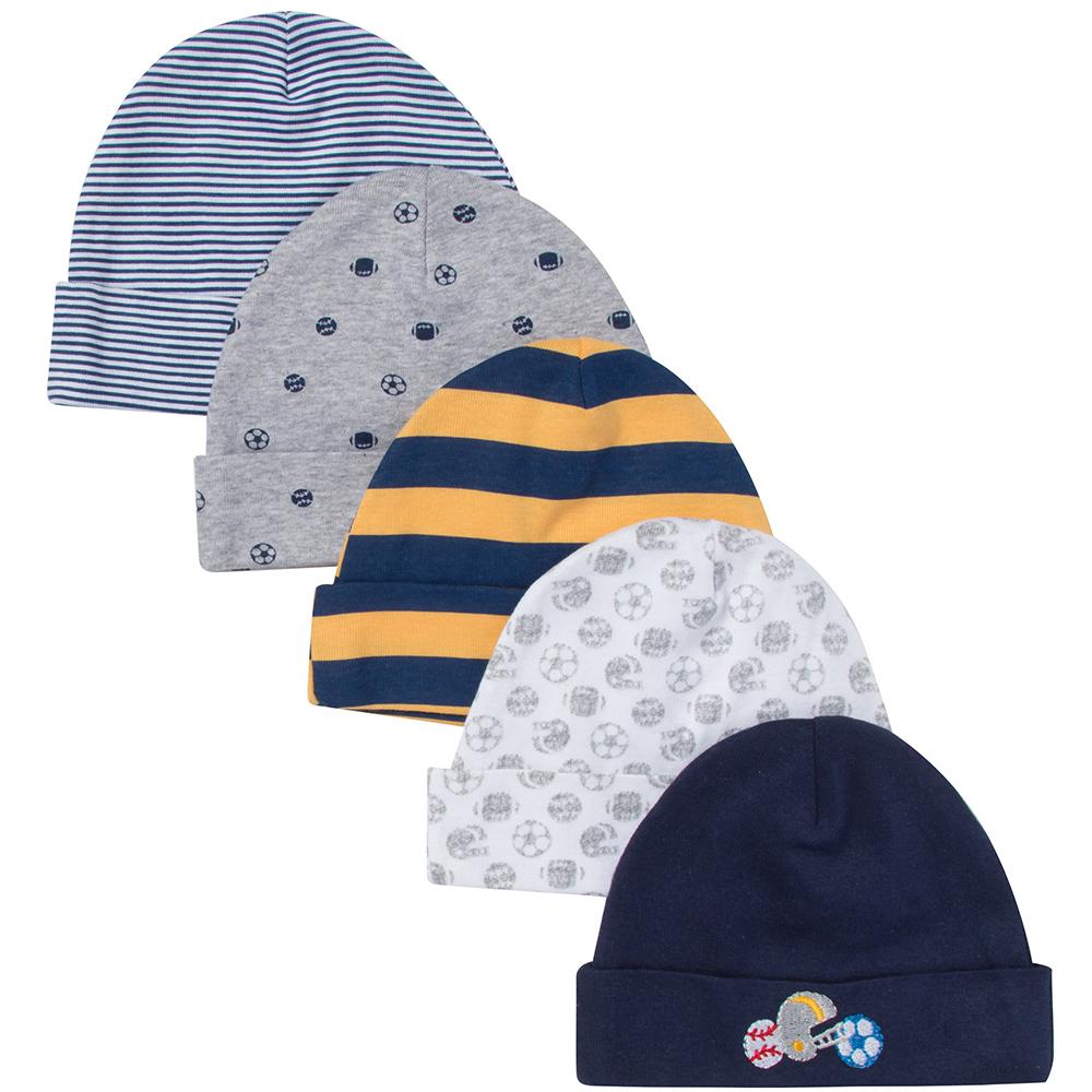 5-Pack Boys Sports Caps