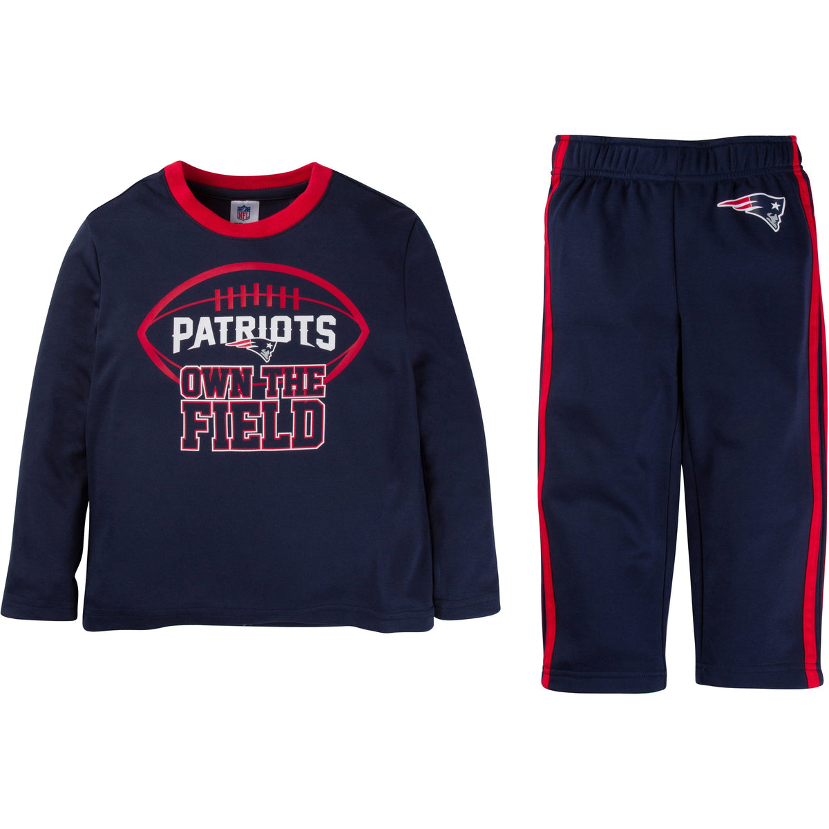 New England Patriots Boys 2 Pack Pant Set, view 2