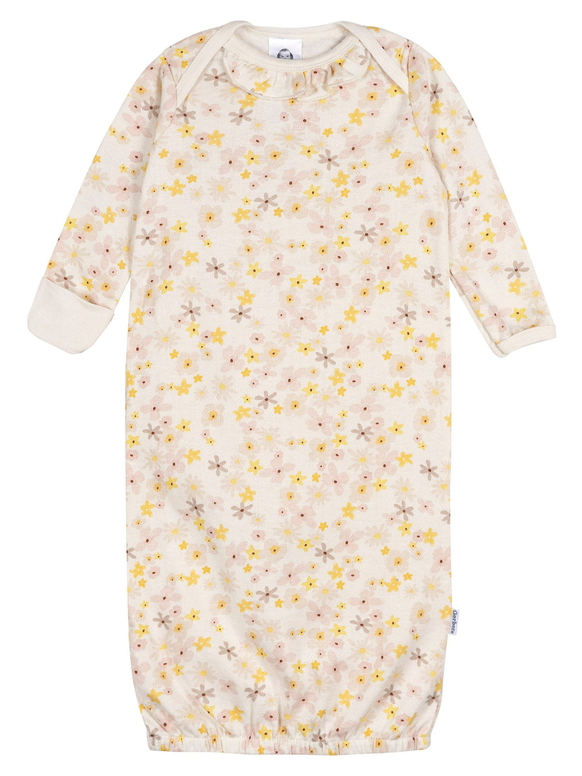 3-Piece Baby Girls Pear Floral Gown Set, additional view 2
