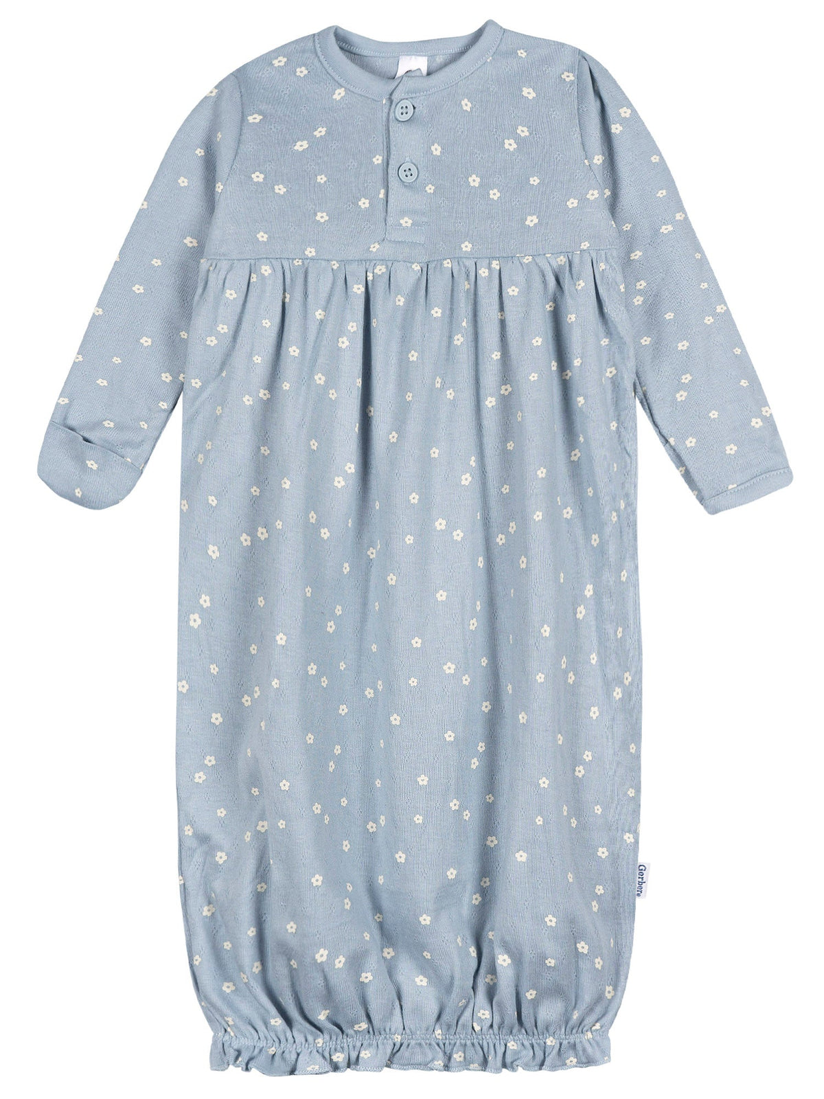 3-Piece Baby Girls Retro Floral Gown Set, additional view 2