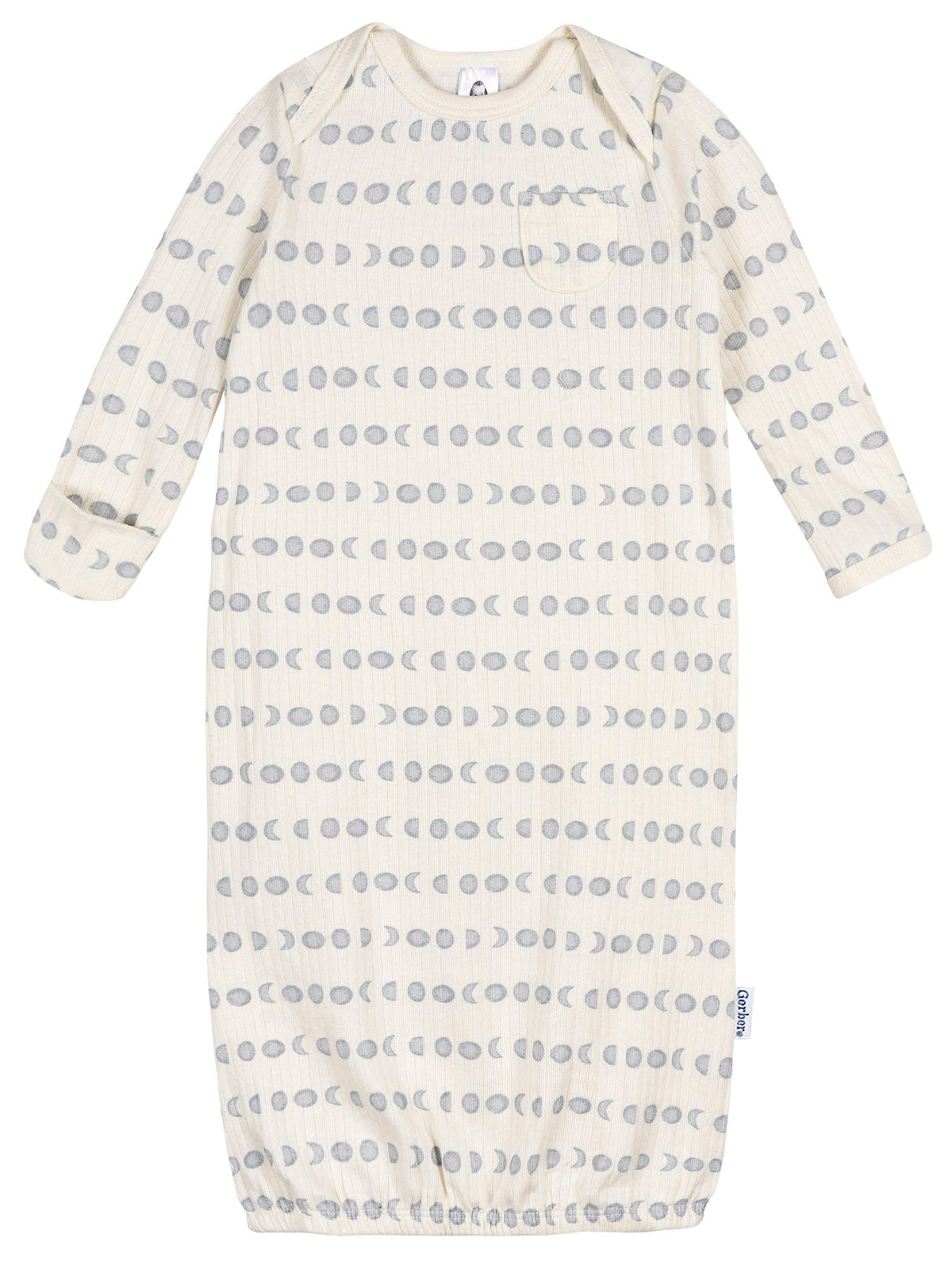 3-Piece Baby Neutral Moons Gown Set, additional view 2