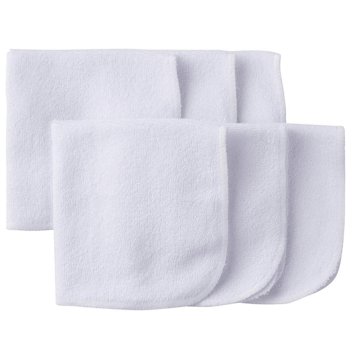 10-Piece Girls Terry Hooded Towel and Washcloth Set - Flamingo, view 3