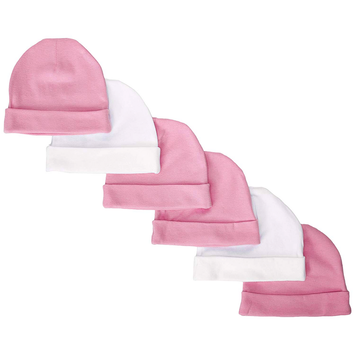 6-Pack Girls Pink Cap Bundle