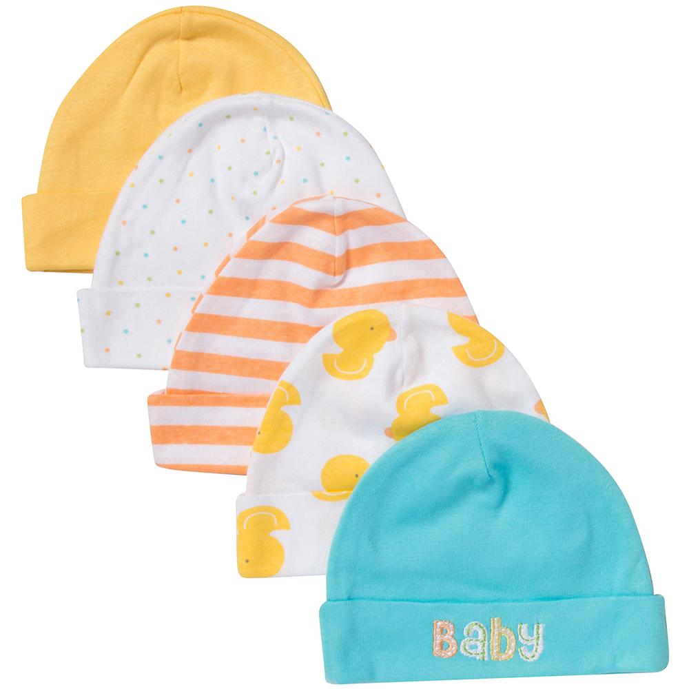 5-Pack Neutral Yellow Ducks Caps