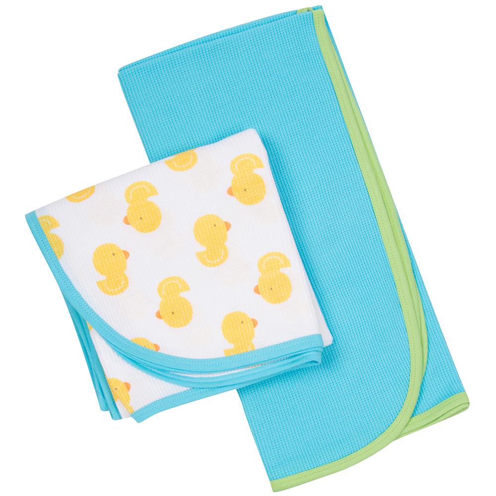 2-Pack Neutral Yellow Ducks Thermal Receiving Blankets