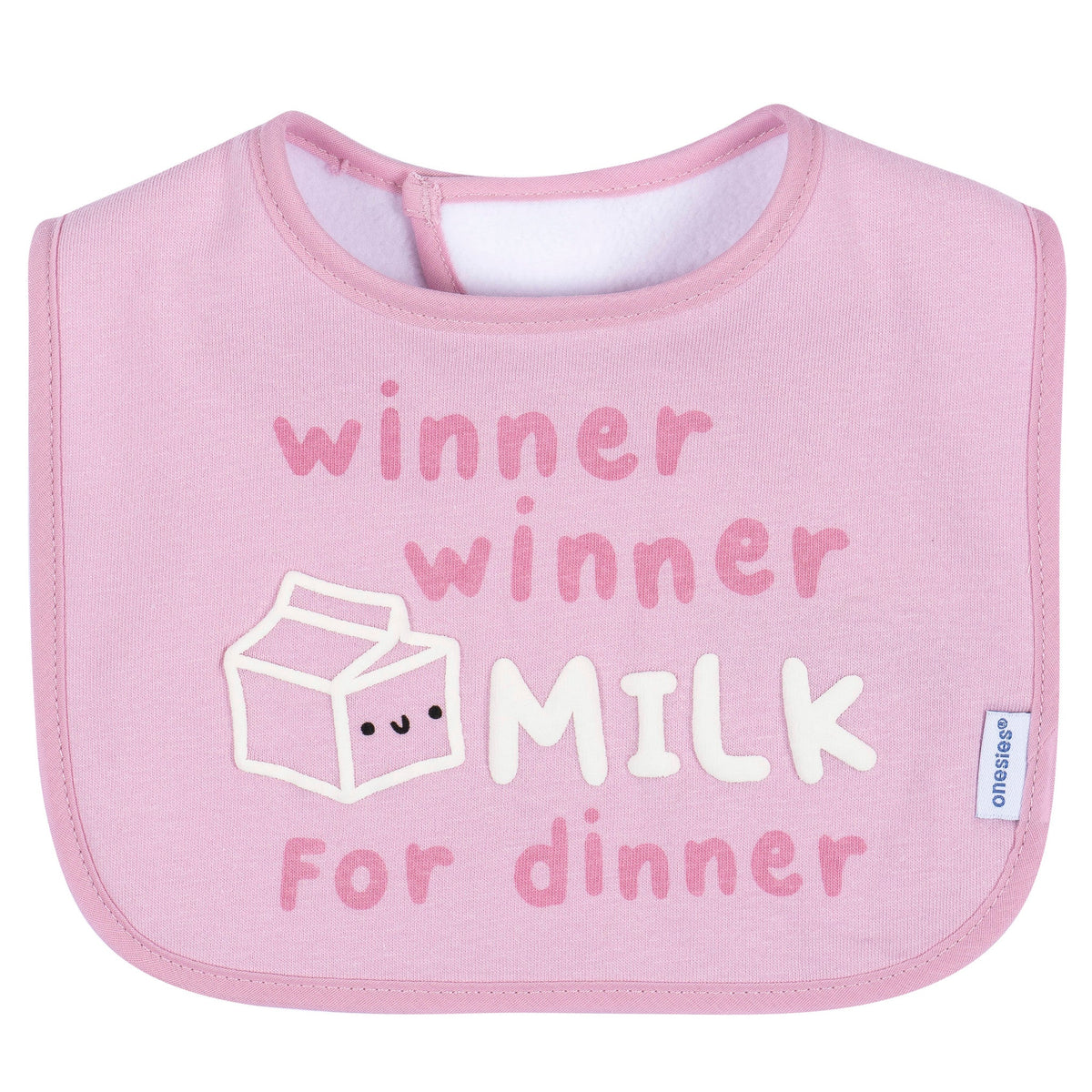 8-Pack Baby Girls Super Happy Drooling Bibs, view 2