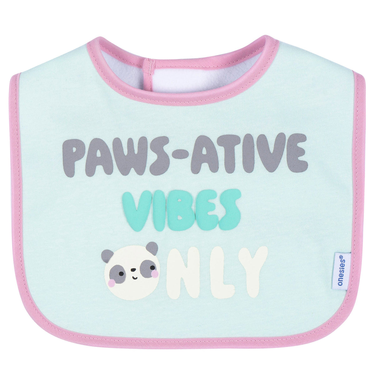 8-Pack Baby Girls Super Happy Drooling Bibs, view 8