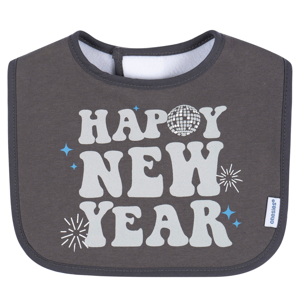 8-Pack Baby Neutral Holiday Drooling Bibs, view 5
