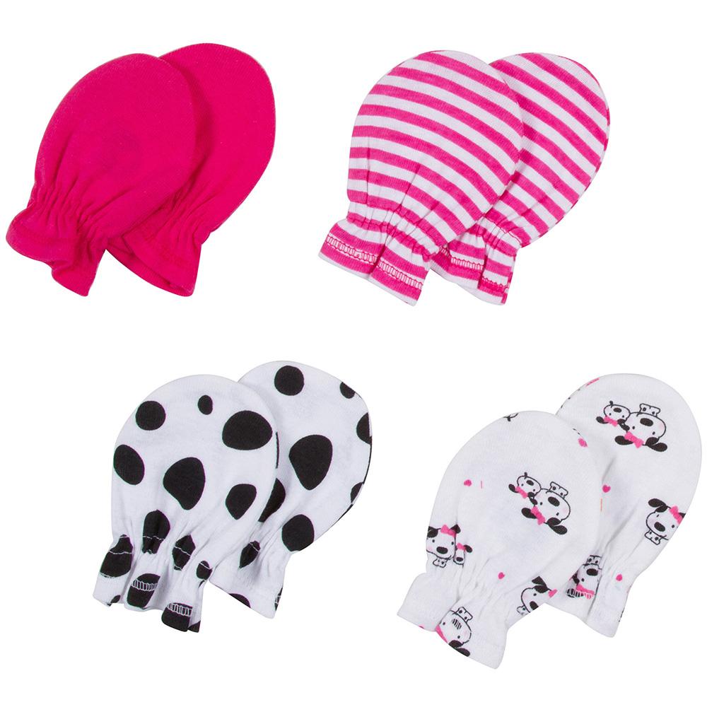 4-Pack Girls Dalmatian Mittens