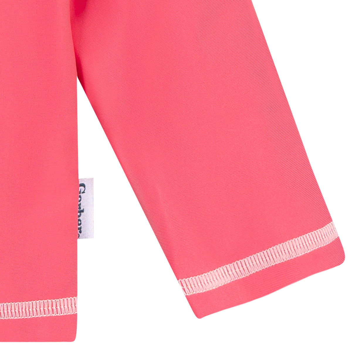 Baby & Toddler Girls Pink Rashguard Suit, close-up detail 3