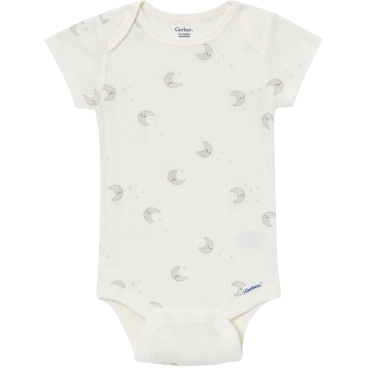 2-Pack Baby Neutral Little Star Short Sleeve Onesies Bodysuits