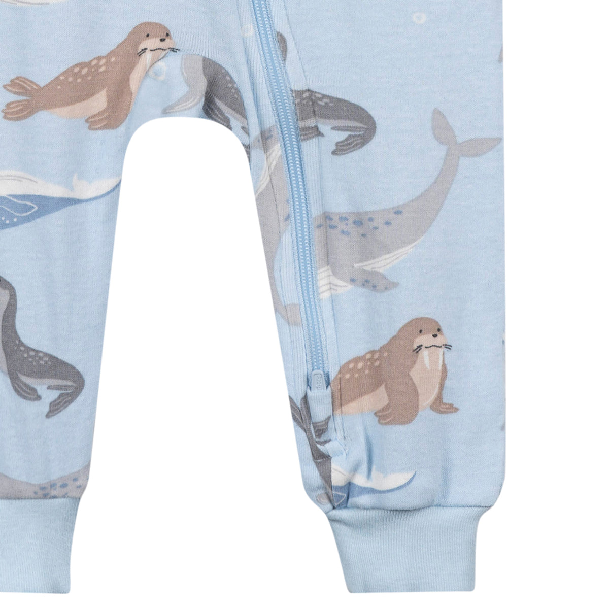 2-Pack Baby & Toddler Boys Ocean Mammals Snug Fit Footless Pajamas