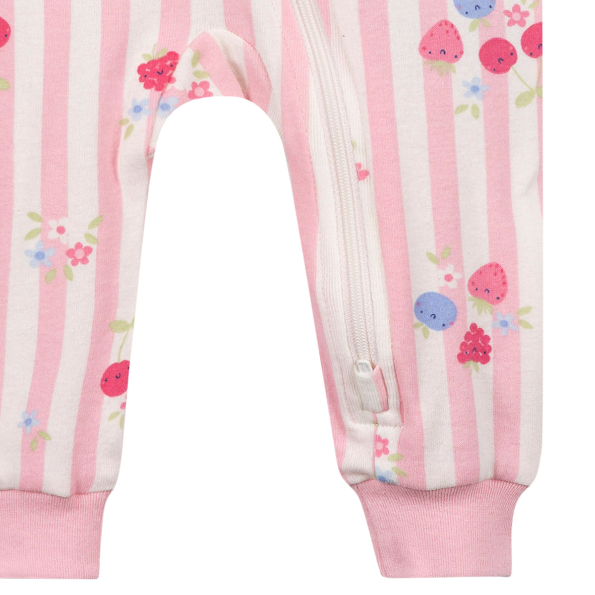 2-Pack Baby & Toddler Girls Fruit Snug Fit Footless Pajamas