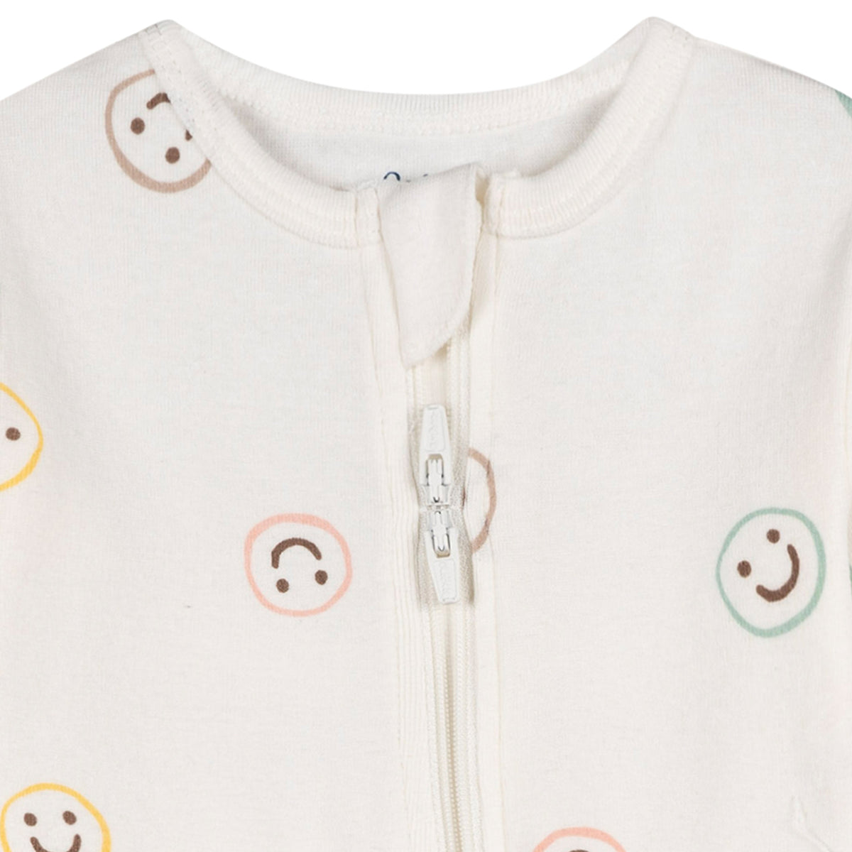 2-Pack Baby & Toddler Neutral Smiley Snug Fit Footless Pajamas