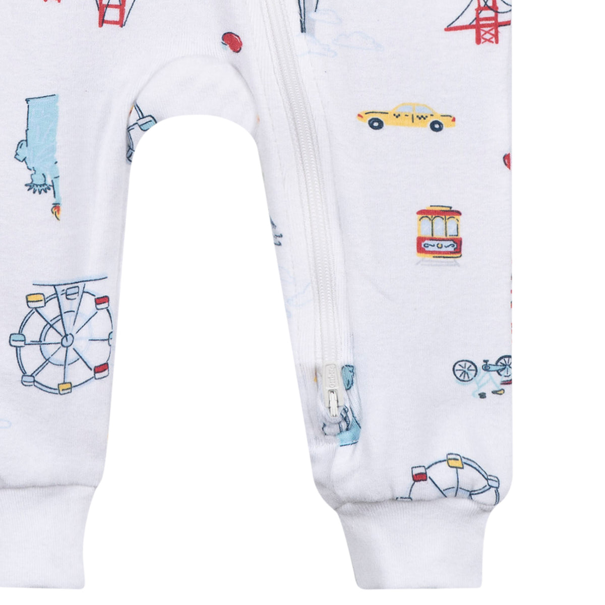 2-Pack Baby & Toddler Neutral City Snug Fit Footless Pajamas