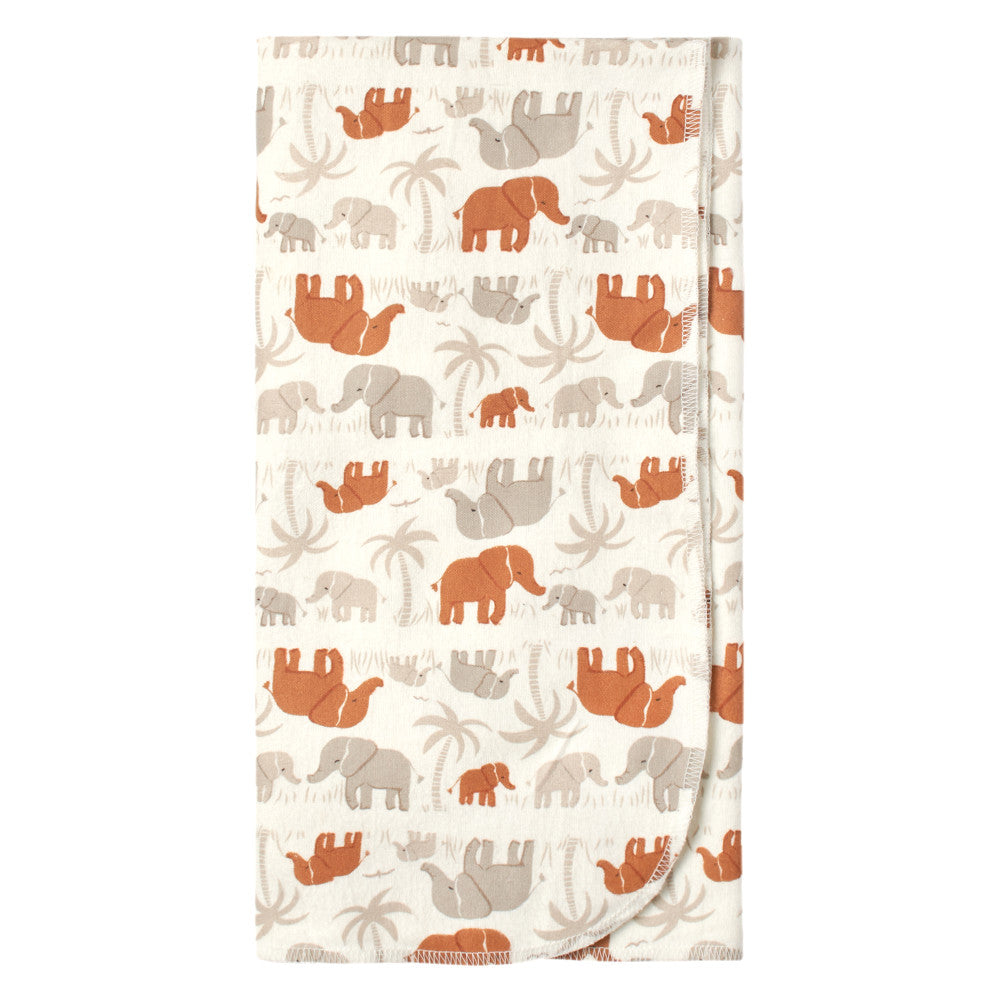 Modern Moments by Gerber Modern Moments by Gerber 5-Pack Baby Neutral Orange Flannel Blankets, additional view 3