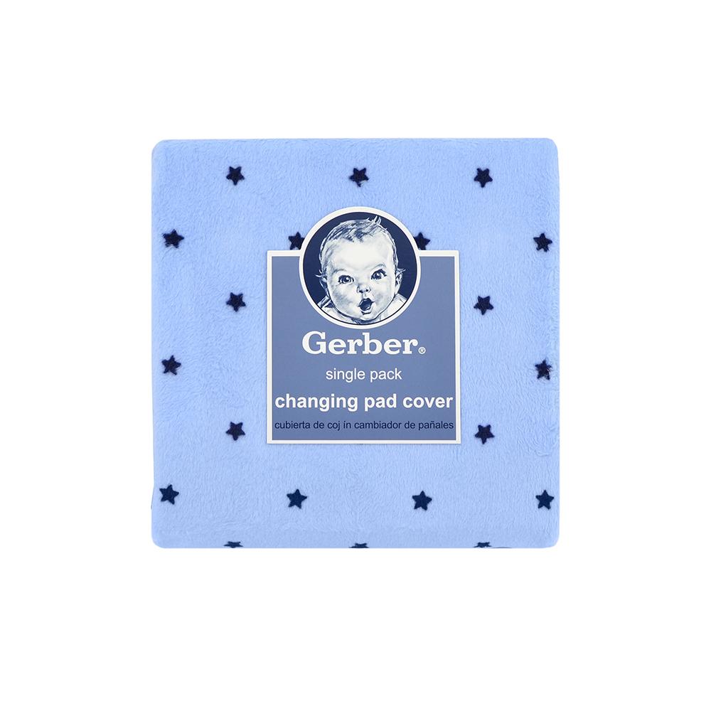 1-Pack Boys Blue Dot Changing Pad Cover, view 2